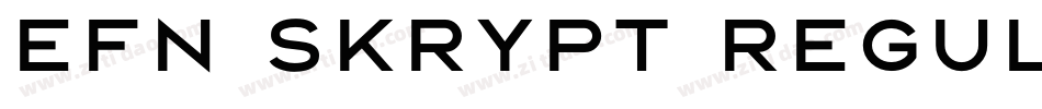 EFN Skrypt Regular字体转换